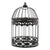 Jaula Gift Decor Negro Metal (19 x 30 x 19 cm)
