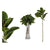 Planta Decorativa Hojas Plástico (80 cm)