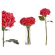 Flor Hortensia Fucsia