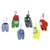 Llavero Peluche Among Us Bizak Textil (13 cm)