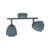 Lámpara de Techo Ledkia Maya 2 Gris 50 W (90x160x250 mm)
