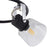 Lámpara de Techo Ledkia Tivo 3 Negro 25 W
