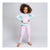 Pijama Infantil Peppa Pig Rosa Turquesa