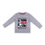 Camiseta de Manga Larga Infantil Mickey Mouse Gris