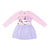 Vestido Frozen Rosa Lila
