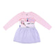 Vestido Frozen Rosa Lila