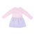 Vestido Frozen Rosa Lila