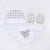 Conjunto de Ropa Mickey Mouse 4 Piezas Blanco (1 mes)