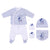 Conjunto de Ropa Mickey Mouse 4 Piezas Blanco (1 mes)