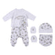 Conjunto de Ropa Disney Gris 4 Piezas (1 mes)