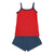 Pijama de Verano Minnie Mouse Azul marino