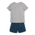 Pijama Infantil Sonic Gris