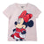 Camiseta de Manga Corta Infantil Minnie Mouse Rosa