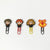 Clips Harry Potter 4 Unidades Goma Plástico